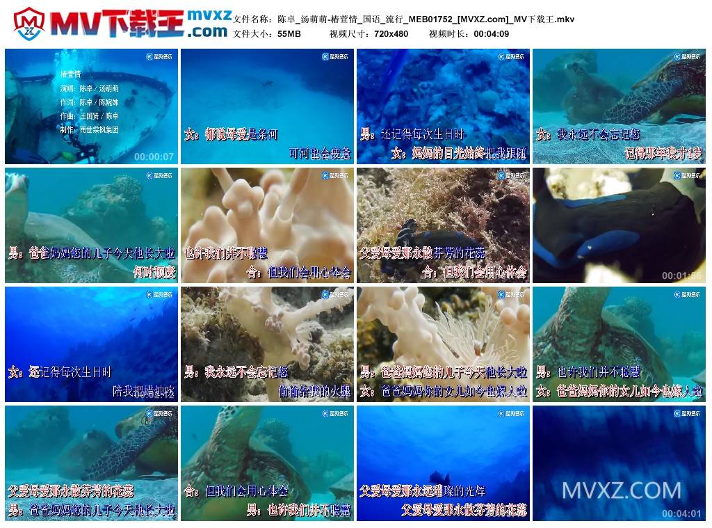 陈卓_汤萌萌-椿萱情_国语_流行_MEB01752